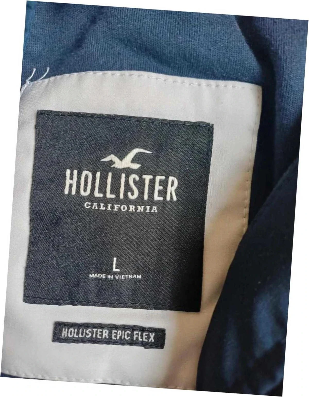 Veste Coupe-vent Hollister Dégradé Bleu Marine à Rose (Taille L) – photo 3